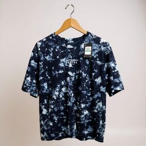 Under Armour Men's Short Sleeve Tee - Black and White Tie-Dye